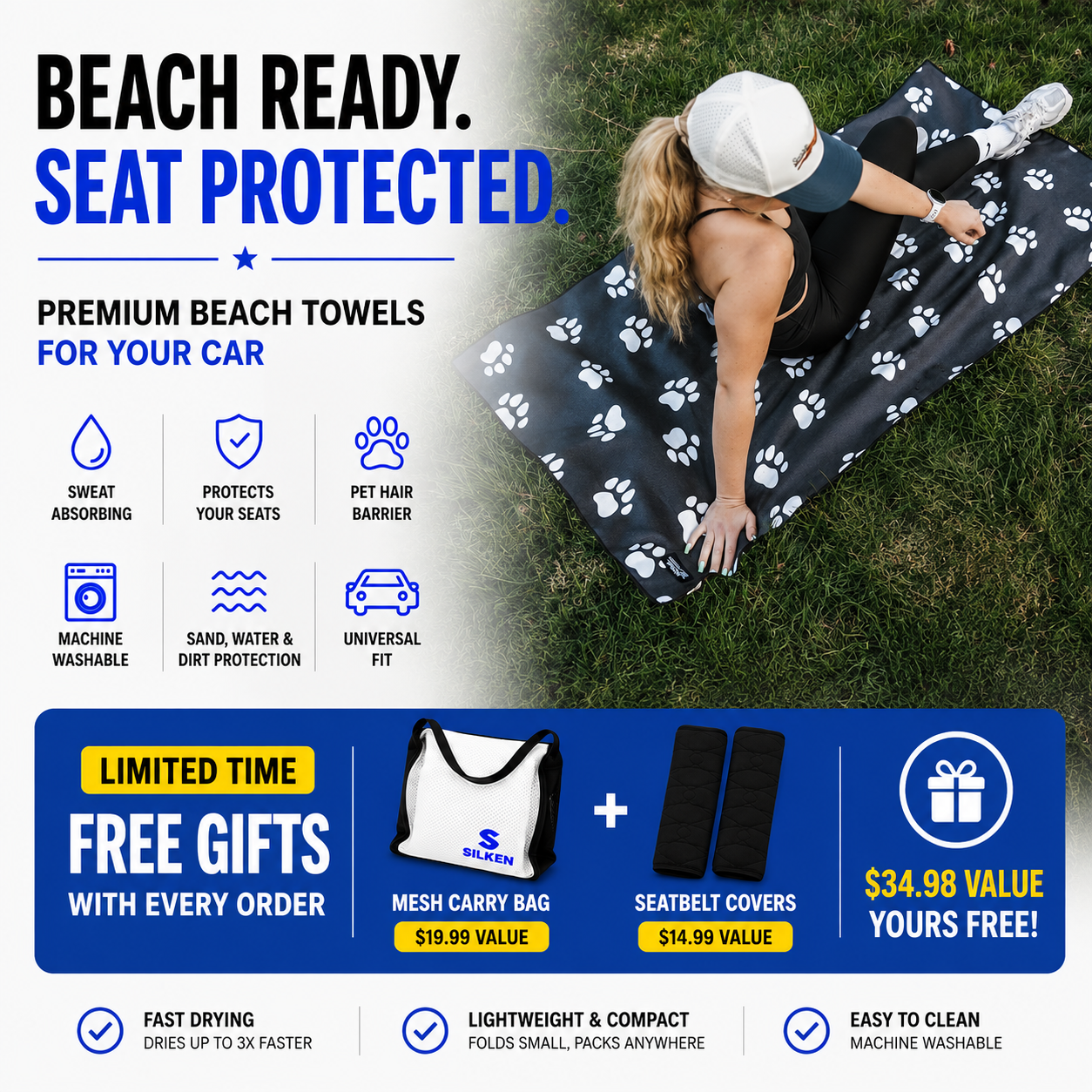 Car Towel Seat Cover