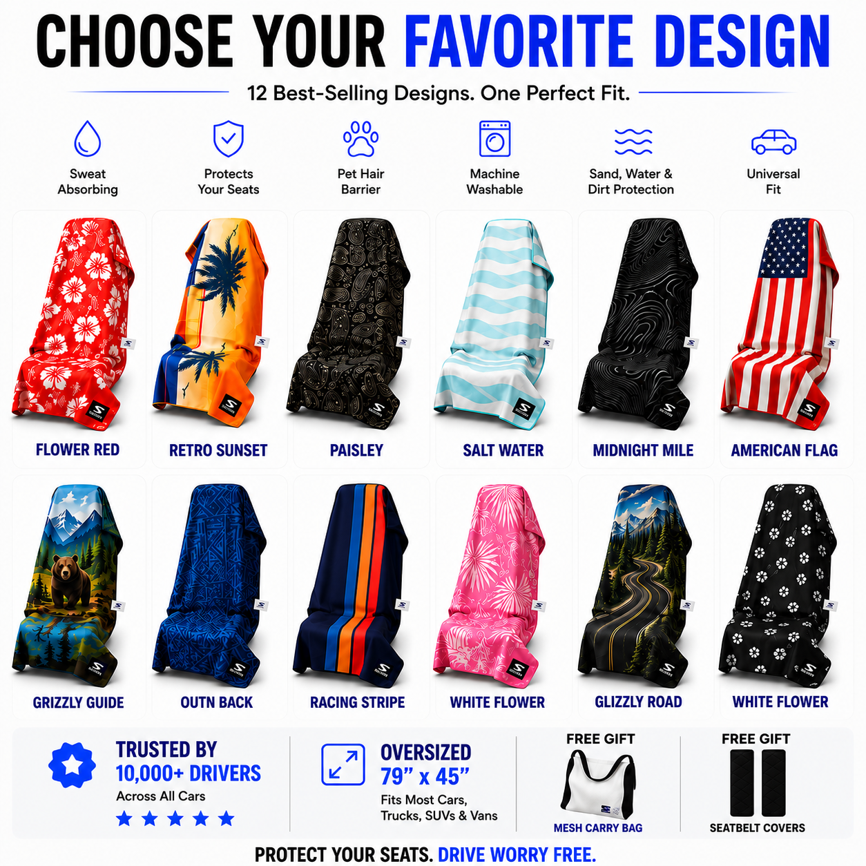 Car Towel Seat Cover